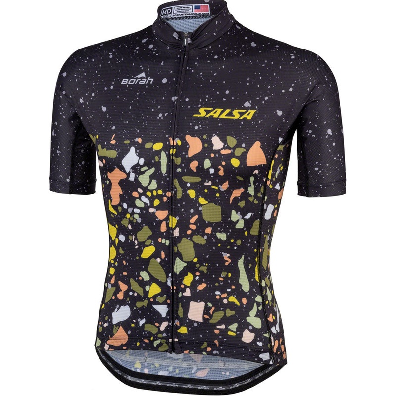 Salsa Mens Terrazzo Aero Jersey – Medium Black